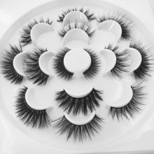 7 pairs Faux 3D mink eyelashes whoelsale lashes