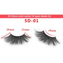 5D 25mm luxury mink eyelashes wholesale [Bea Lashes]