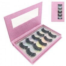 5 pairs 3D faux lashes with beautiful box