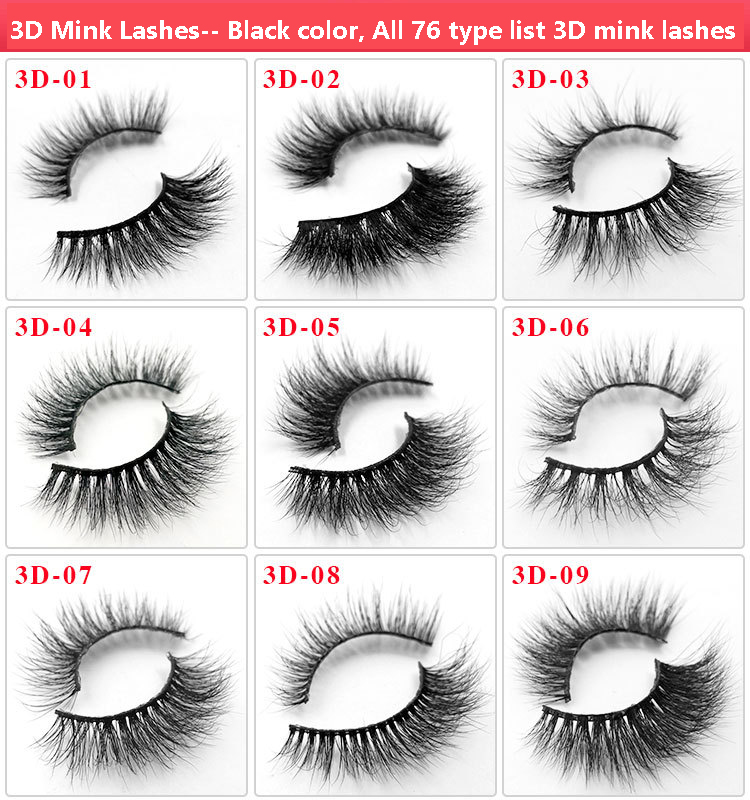 All 3D mink lashes 18