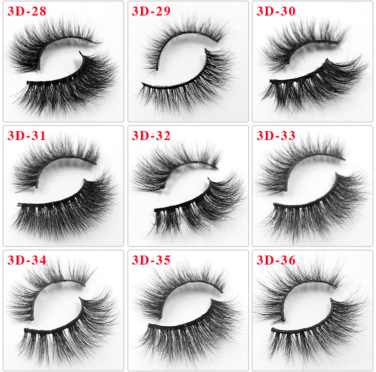 All 3D mink lashes 36