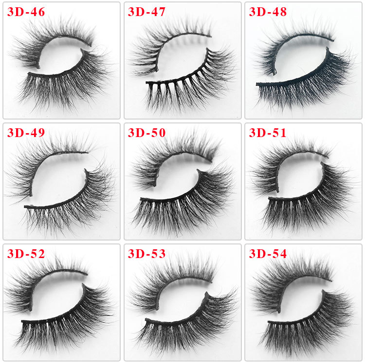 All 3D mink lashes 54