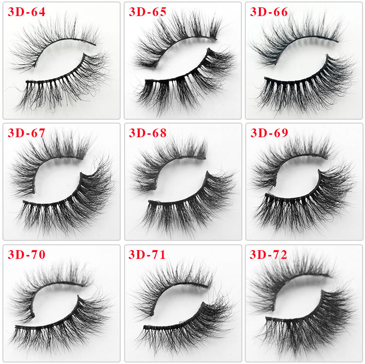 All 3D mink lashes 72