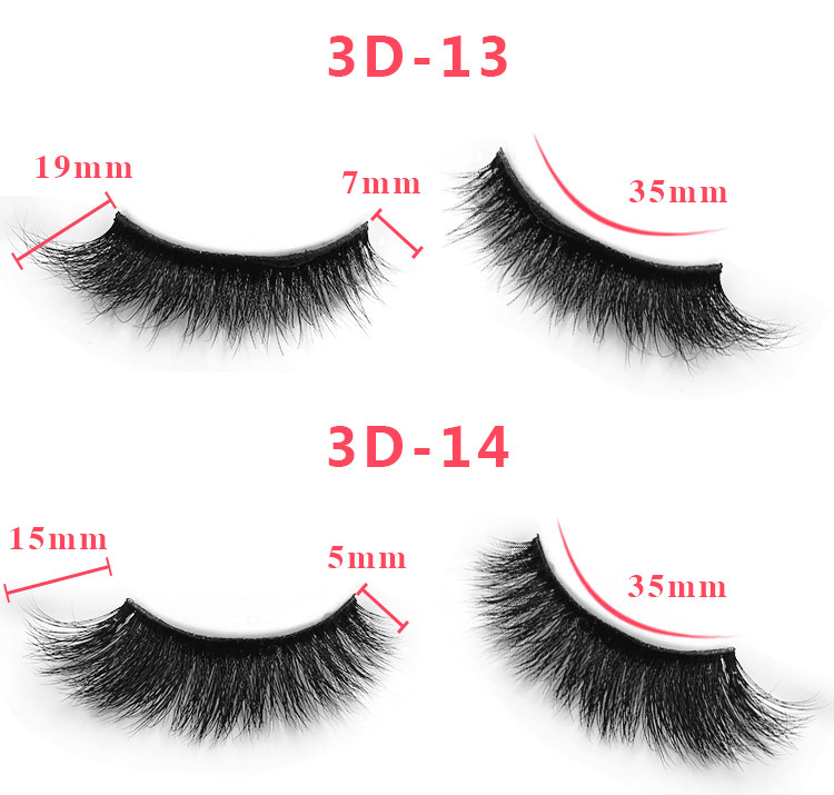 3d mink lashes size details 08