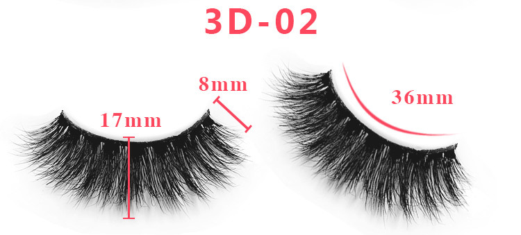 3d mink lashes size details 02