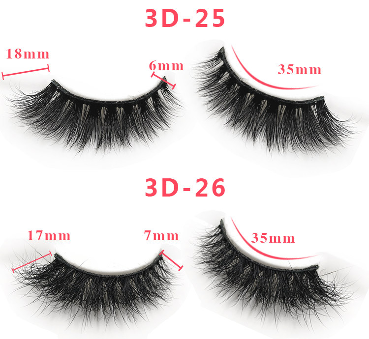 3d mink lashes size details 014